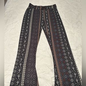 Tribal flare pants